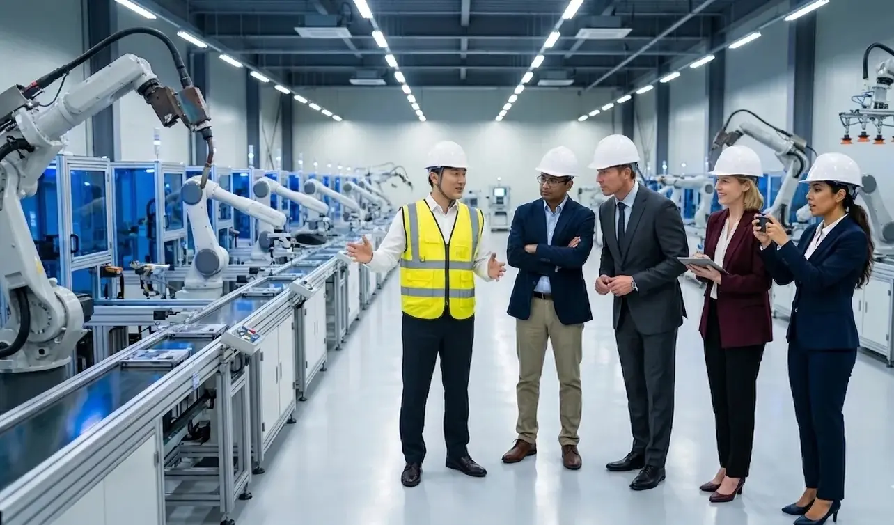 Factory automation site visit organized through AMP Interpro's US-Korea cross-border business services delegation program